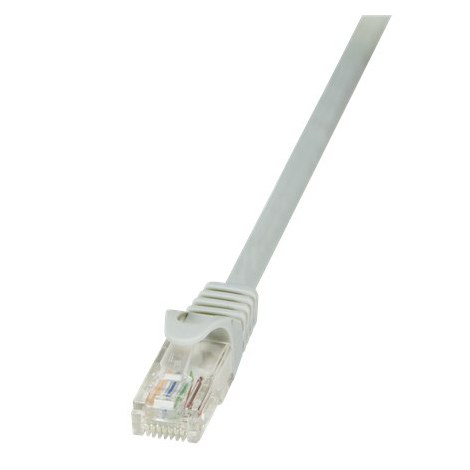 Logilink | CAT 5e | Patch cable | Unshielded twisted pair (UTP) | Male | RJ-45 | Male | RJ-45 | Grey | 0.5 m